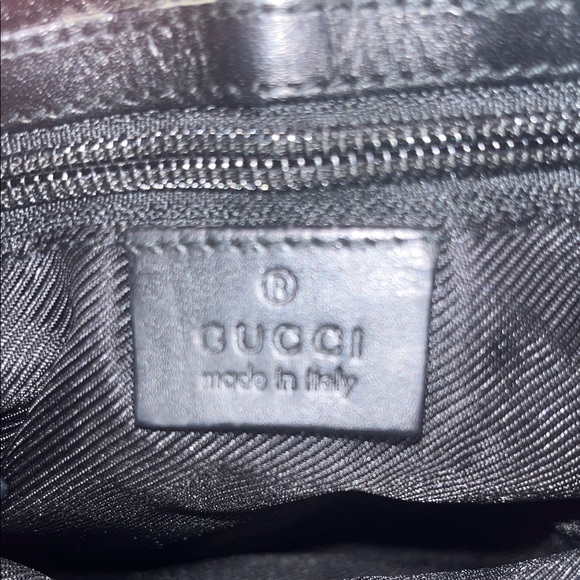 Gucci Black Patterned Messenger Bag - Picture 7 of 10